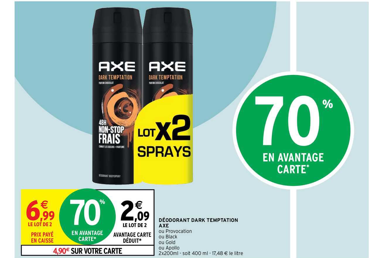 déodorant dark temptation axe