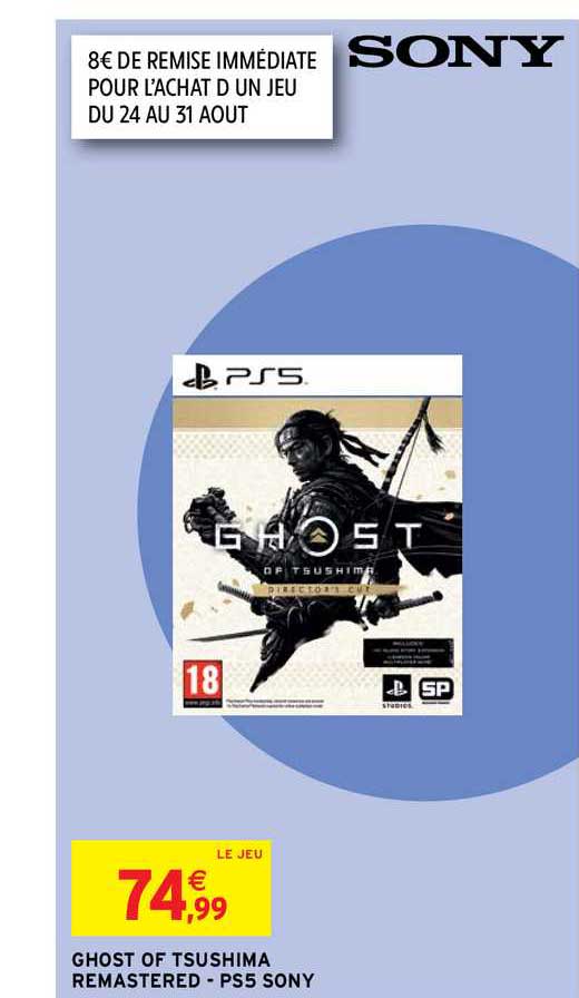 ghost of tsushima remastered - ps2 sony