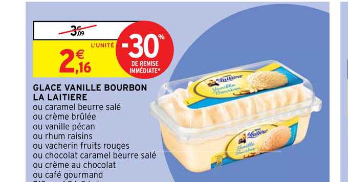 Glace Vanille Bourbon La Laitière