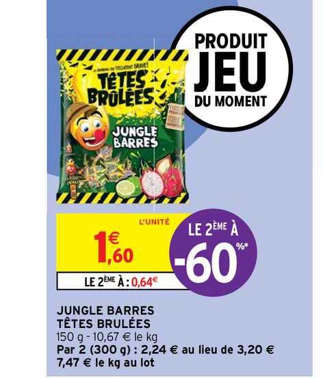 jungle barres têtes brulées