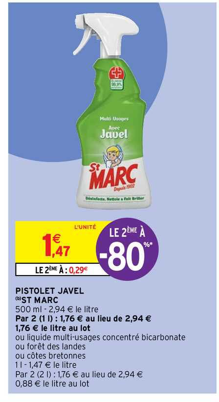 pistolet javel st marc