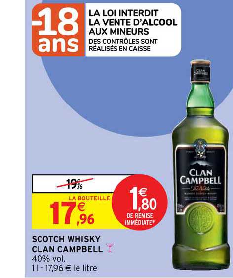 scotch whisky clan campbell