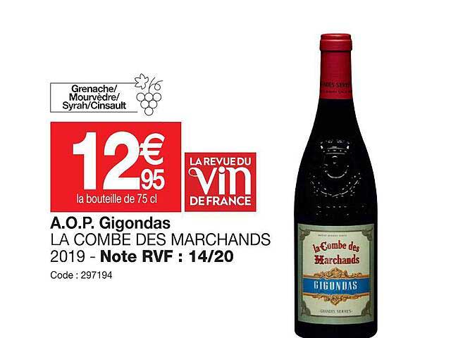 a.o.p gigondas la combe des marchands