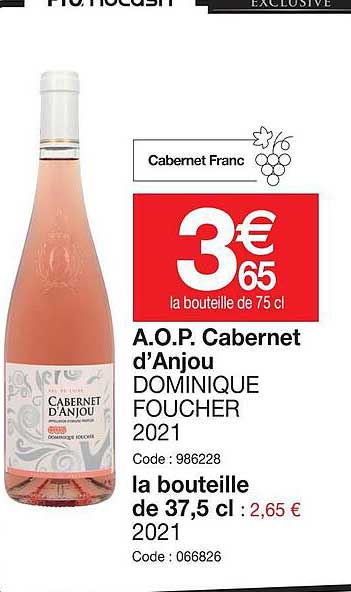 a.o.p.  cabarnet d'anjou dominique foucher 2021
