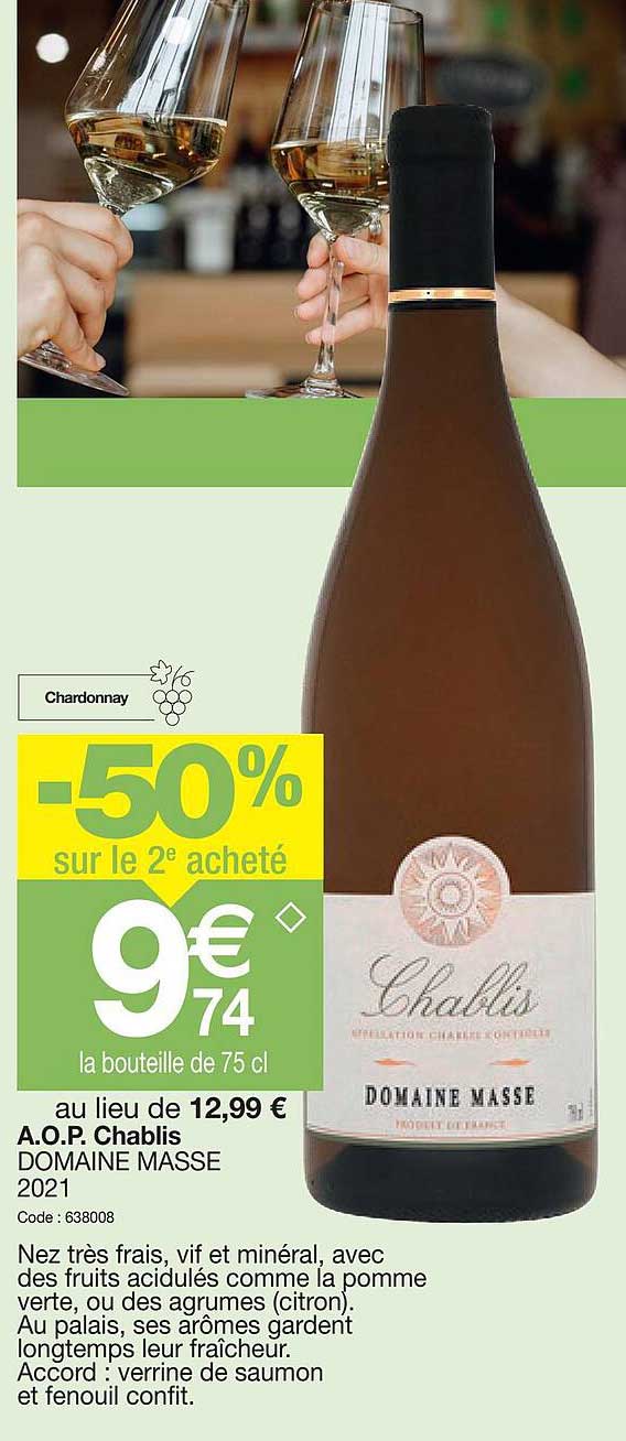 a.o.p.  chabilis somaine masse 2021