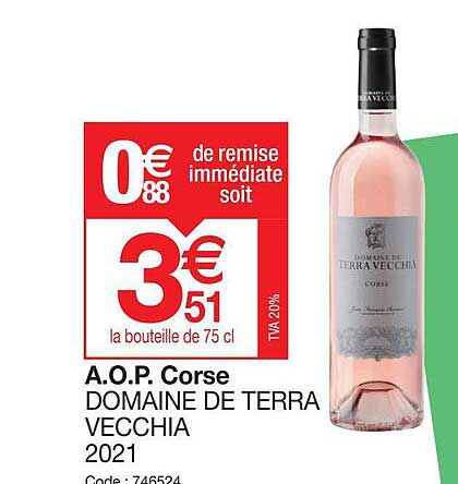 a.o.p. corse domaine de terra vecchia 2021