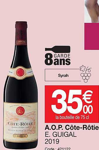 a.o.p.  côte-rotie e. guigal
