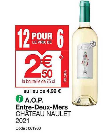 a.o.p. entre-deux-mers château naulet 2021