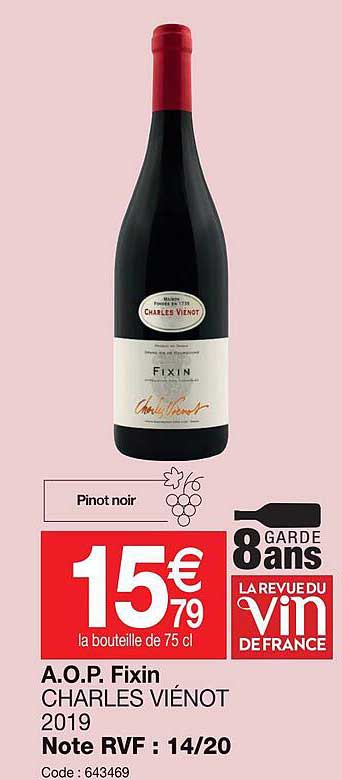 a.o.p.  fixin charles viènot 2019