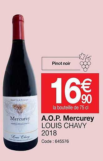a.o.p. mercurey louis chavy 2018