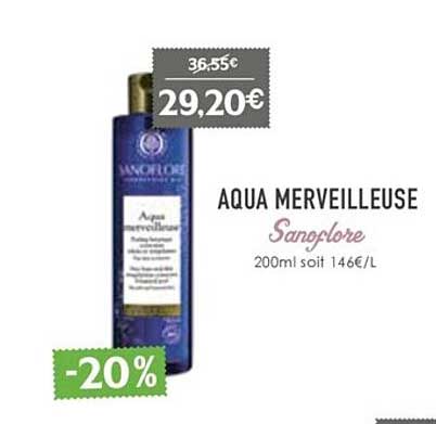 aqua merveilleuse sanoplore