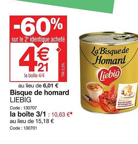 bisque de homard liebig