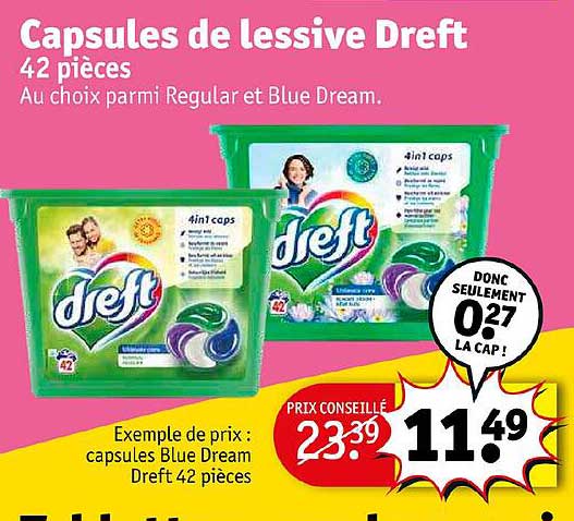 capsules de lessive draft