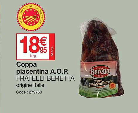 coppa piacentina a.o.p. fratelli beretta