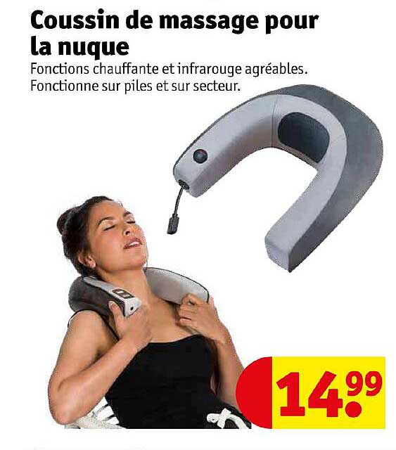 coussin de massage pour la nuque
