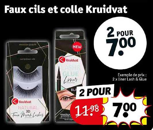 Faux Cils Et Colle Kruidvat