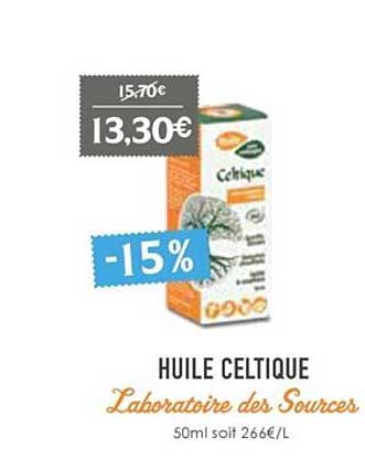 huile celtique laboratoire des sources