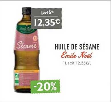 huile de sésame emile noël