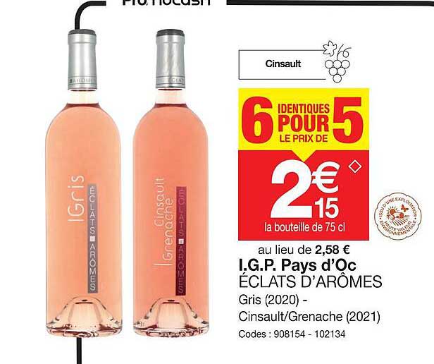 i.g.p pays d'oc éclats d'arômes