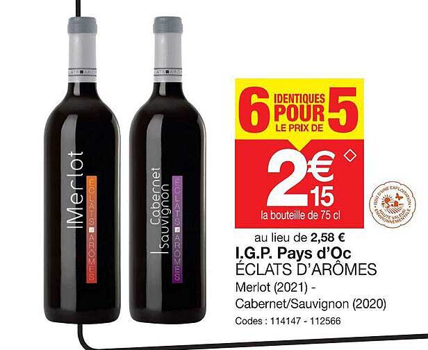 i.g.p pays d'oc éclats d'arômes