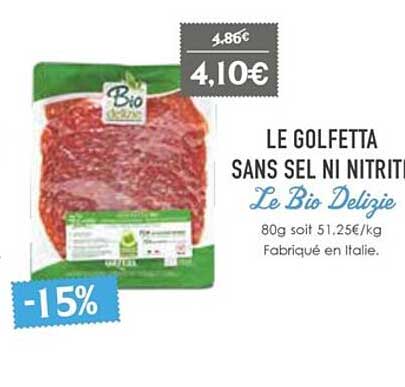 le golfetta sans sel le bio delizie