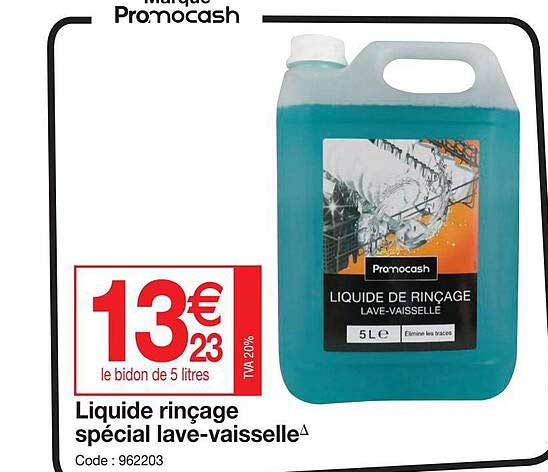 liquide rinçage spécial lave-vaisselle