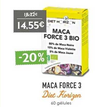 maca force 3 diet horizon