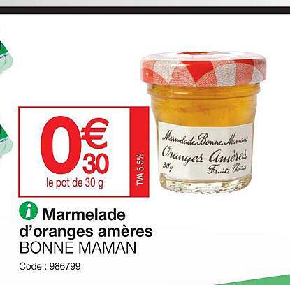 marmelade d'oranges amères bonne maman