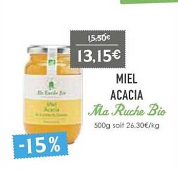 Miel Acacia Ma Ruche Bio