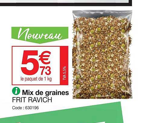 mix de graines frit ravich