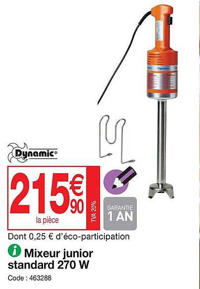 Mixeur Junior Standard 270 W Dynamic