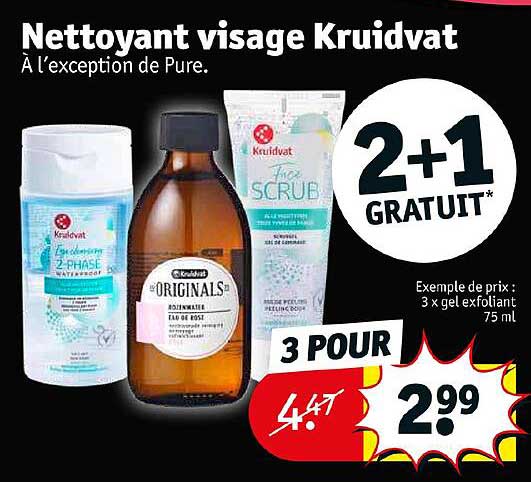 Nettoyant Visage Kruidvat