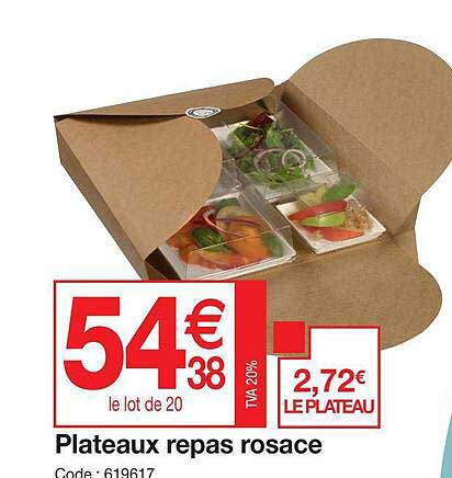 Plateaux Repas Rosace