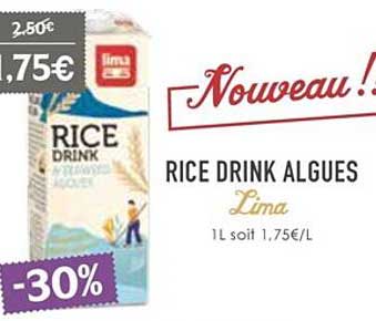rice drink algues lina