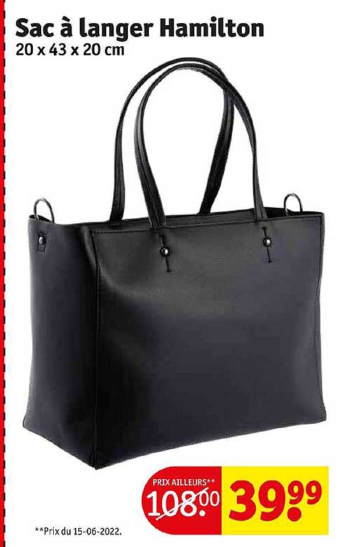 sac à langer hamilton