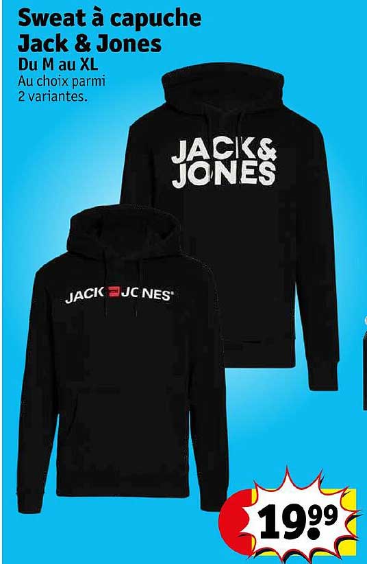sweat à capuche jack & jones
