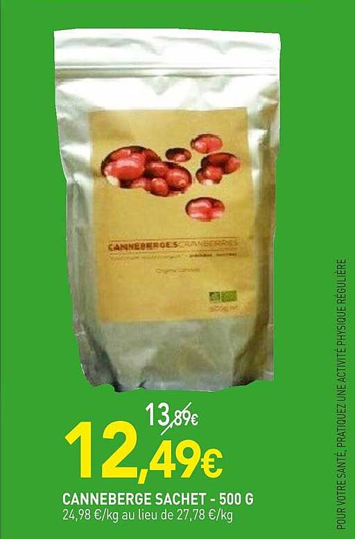 Canneberge Sachet - 500 G