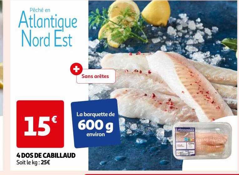 4 Dos De Cabillaud