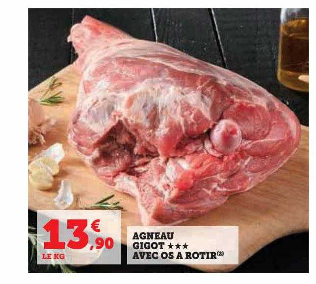 Agneau Gigot *** Avec Os à Rôtir