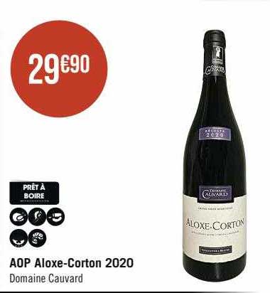 aop aloxe-Corton 2020 domaine cauvard