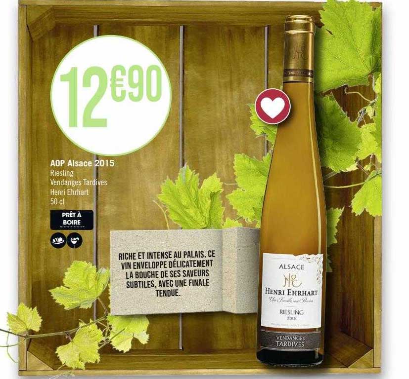 aop alsace 2015 riesling vendanges tardives henri ehrhart