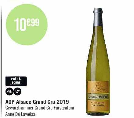 aop alsace grand cru 2019 gewurztraminer grand cru furstentum anne de laweiss