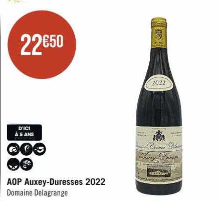 aop auxey-Duresses 2022 domaine delagrange