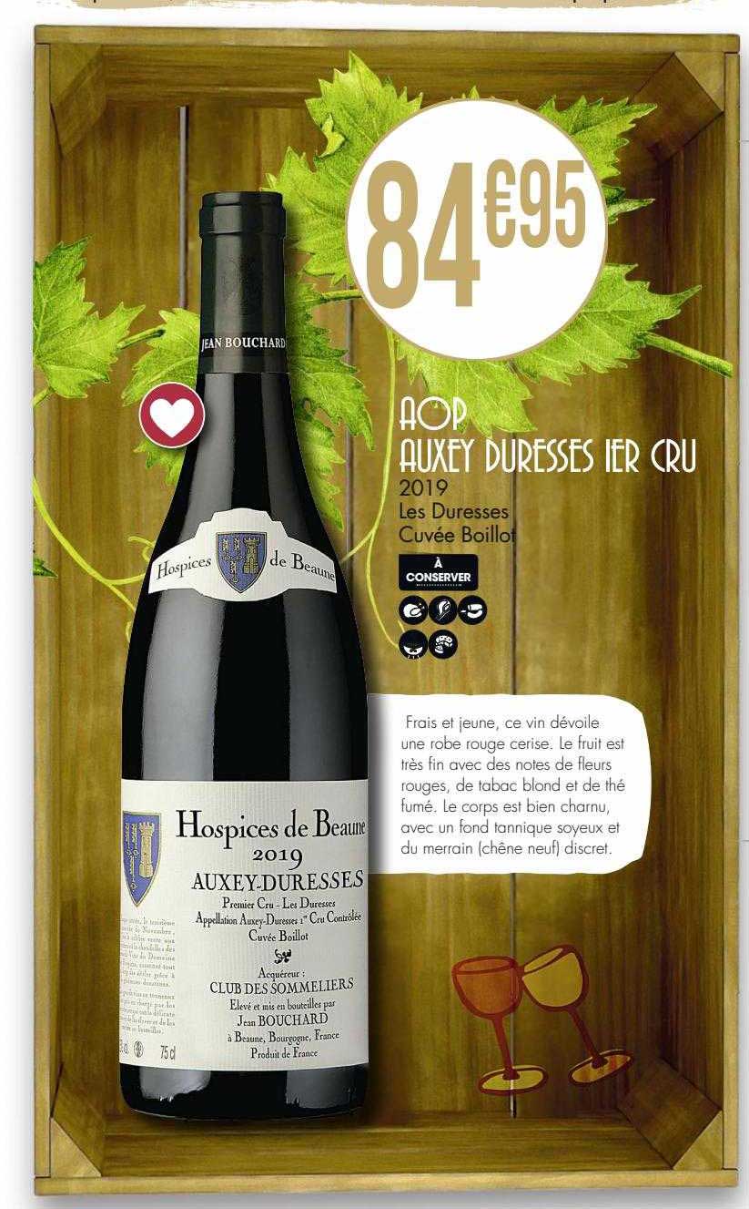 aop auxey duresses ier cru 2019 les duresses