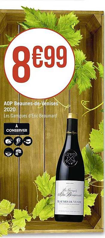 aop beaumes-de-Venises 2020 les garrigues d'éric beaumard