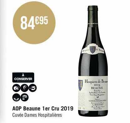 aop beaune 1er cru 2019 cuvée dames hospitalières