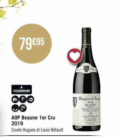 aop beaune 1er cru 2019 cuvée hugues et louis bétault