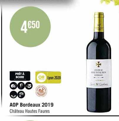 aop bordeaux 2019 château hautes faures