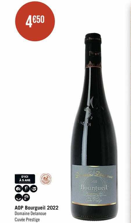aop bourgueil 2022 domaine delanoue cuvée prestige
