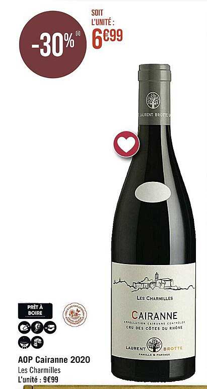 aop cairanne 2020 les charmilles